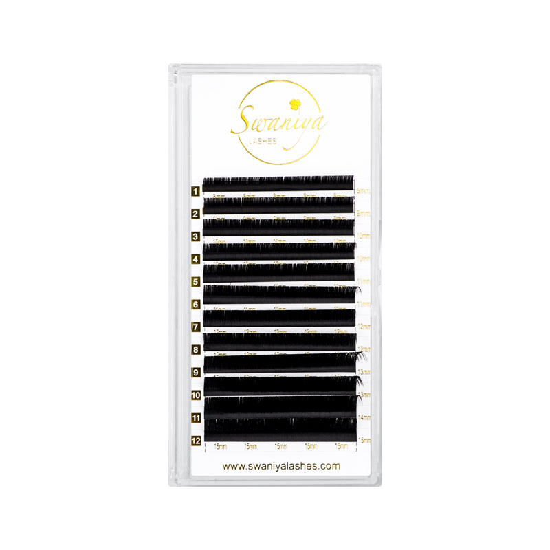 Premium kasjmiervolume wimpersuitbreidings